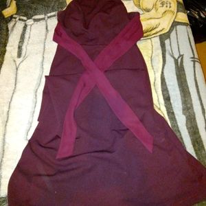 Women's formal sleeveless dress.